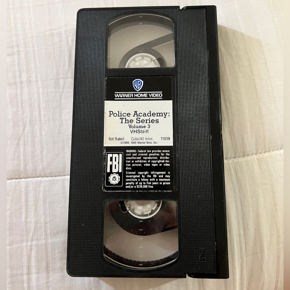 Warner Home Video Police Academy The Series Volume 3 VHS Tape